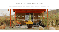 Desktop Screenshot of joshuatreehighlandshouses.com